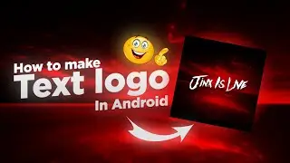 how to make Text Logo In Android | PS Touch |