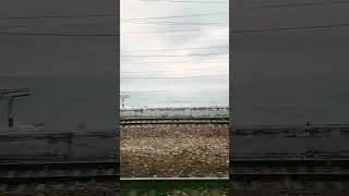 20 марта 2024 Адлер. Утренние путешествия Элекричка Поезд 🚆  Море из окна.