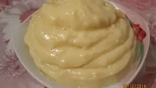 Making custard. A delicate, delicious, and simple recipe.