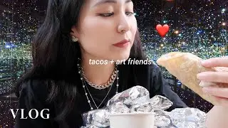 (my first job after college) The Broad Museum reunion + eating tacos in LA...mukbang?