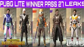 PUBG MOBILE LITE UPCOMING WINNER PASS 27 AND FIREARM CREATES LEAKS AND WP 27 VEHICLE SKINS AND EMOTE