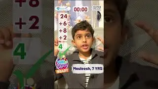 Mouleesh, celebrates “Back to School” with a bang! Wins the Mental Maths Star Award of the Week!