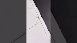 Tip for connecting very short threads with scissors 