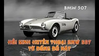 Hồi sinh huyền thoại BMW 507 từ đống đổ nát