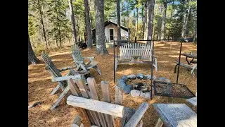 THE TENT. Getting things ready for Deer Camp. Wood on the front porch. Exploring with Dad. Grouse.