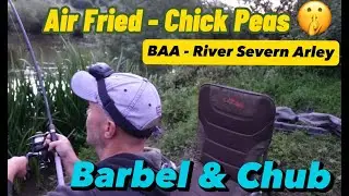 River Severn Barbel Fishing - BAA Arley (Air fried Chick Peas)  Short session -  Nice Surprise 😉😁