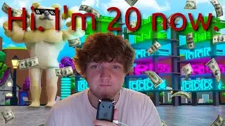 I turned 20 and have been mining dogecoin in Roblox.