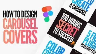 How To Design Carousel Covers on Instagram - Figma Tutorial