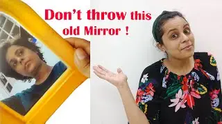 Mirror Decoration for Gallery Wall | Home Decoration Ideas in low budget I Old Mirror Makeover