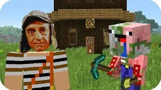 🐷 BEBE AENH HACE CASA A EL CHAVO DEL 8 - MINECRAFT AENH