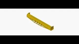Rubber Edge Sno Pusher Loader Model