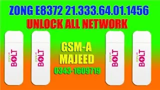HOW TO UNLOCK ZONG E8372h-153 All Version unlock All Netwerks