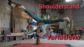 10 Shoulderstand Variations to try (easy and hard)