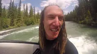 washed out waves | River surfing is more like river swimming