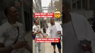 Dwight Howard randomly runs into Andrew Bynum 😭😭 
