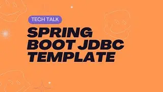 SpringBoot JdbcTemplate Basic Curd Example