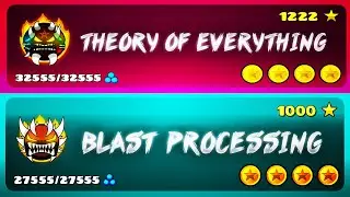 THEORY OF EVERYTHING / BLAST PROCESSING, НО ЕГО УЛУЧШИЛИ ИГРОКИ [Geometry Dash]