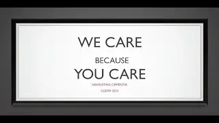 We Care Because You Care