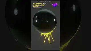 Growth Simulation using Blender3.5 Simulation Node😲