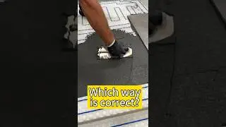 Setting Big Tile: Tile Bathroom Remodel
