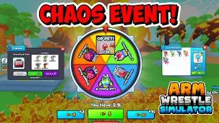 NEW CHAOS EVENT IN ARM WRESTLE SIMULATOR I ROBLOX