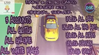 #61 (3) PART 8- UNLOCK ALL (71-80cars) GLITCH (w/mansion)[Car Parking Multiplayer V4.7.8] #SOLIDkaDS