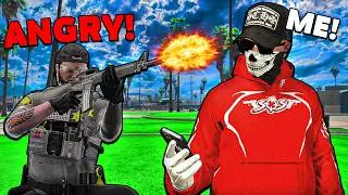 Rage Baiting Cops On GTA RP!