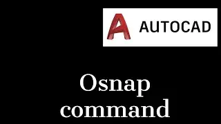 Object Snap in Autocad 2020