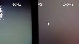 240Hz vs 60Hz Gaming Monitor