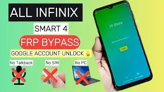 All Infinix Smart 4 FRP BYPASS (x653) || Google Account Unlock || Fast Method