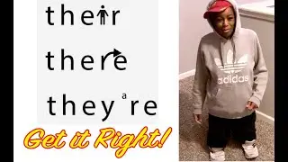 Do you or someone you know struggle with "Their, They're, There?"  If so, YOU HAVE TO WATCH THIS!