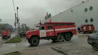 Пожар в городе Макеевка ДНР Россия