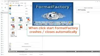FormatFactory software crashes fixed.