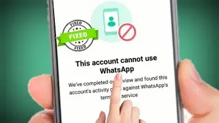 Fix This Number Can Not Use WhatsApp Problem New Method ! How To Solve This Account Not Allowed