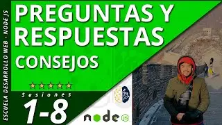 ✅ Preguntas y respuestas | Escuela desarrollo web con Node JS 🚀 todas las sesiones