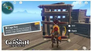 Cage Key location in (Inazuma) Jinren Island [Genshin Impact]