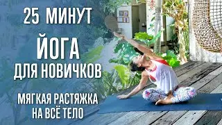 Йога для новичков (25 минут) | Мягкая растяжка на всё тело | Йога | Йога с Катрин