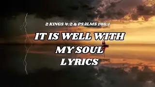 IT IS WELL WITH MY SOUL