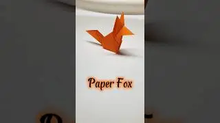 How to Make Origami Paper Fox | Easy DIY Paper Fox | Origami Fox🦊