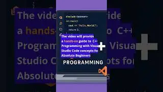 C++ Programming with Visual Studio Code 