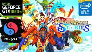 Monster Hunter Stories Gameplay Gtx 1050 Ti i5 4590 Vulkan Settings Test