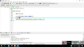 How to add two integers numbers and show their sum.