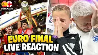 WATCHING SPAIN BEAT ENGLAND IN THE EURO FINAL *IT’S NOT COMING HOME*