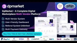 DpMarket Email Configuration– A Complete Digital Marketplace Multi-Vendor Platform Laravel Script