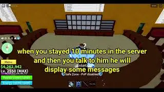 What Does a Manager REALLY Do in Blox Fruits? | How To Talk With Manager In Blox Fruit