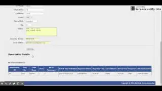 online train  reservation system php project