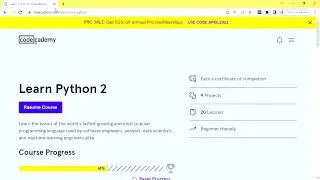 Learn Python 2  - Loops - count