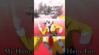 Rank The Anime OST Without Knowing The Next One! #anime #animemusic #parati #shorts #ost