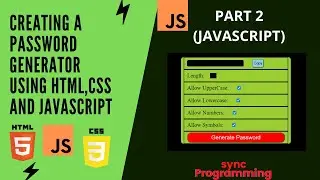 Password Generator (Javascript)