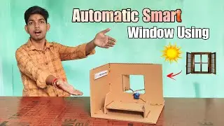 Smart Automatic Window System using Arduino I LDR Sensor + Servo Motors 